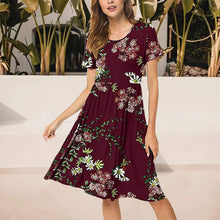 Load image into Gallery viewer, Pocket Crew Neck Dress