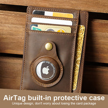 Load image into Gallery viewer, Locator Leather Card Holder