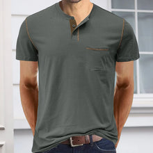 Load image into Gallery viewer, Solid Color Casual Short Sleeve T-Shirt