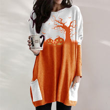 Load image into Gallery viewer, Halloween Pumpkin Dress