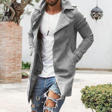 Load image into Gallery viewer, Mens Slim Fit Trench Coat