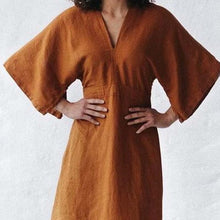 Load image into Gallery viewer, Elegant Linen Slim Dress