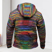 Load image into Gallery viewer, Warm Hooded Sweater Jacket
