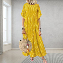 Load image into Gallery viewer, Half Sleeve Polka Dot Dress