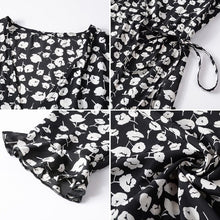 Load image into Gallery viewer, New Chiffon Ruffle Dress