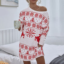 Load image into Gallery viewer, Christmas Knit Dress