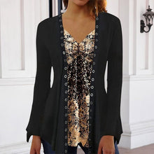 Load image into Gallery viewer, Long Sleeve Top with Print