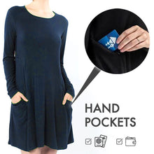 Load image into Gallery viewer, Long Sleeve Sweatshirt Travel Dress