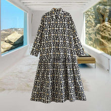Load image into Gallery viewer, Women's Long Sleeve Shirt Dress