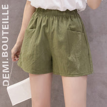 Load image into Gallery viewer, Women's Casual Summer Cotton Linen Shorts