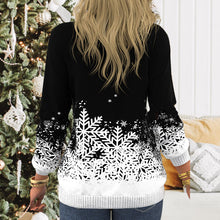 Load image into Gallery viewer, Christmas Print Raglan Sleeve Sweatshirt
