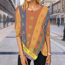 Load image into Gallery viewer, Ethnic Print Long Sleeve T-Shirt