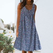 Load image into Gallery viewer, Sleeveless Print Tank Dress