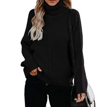 Load image into Gallery viewer, Knitted Turtleneck Sweater