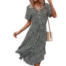 Load image into Gallery viewer, Casual Lace-up Dress