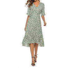 Load image into Gallery viewer, New Chiffon Ruffle Dress