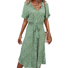 Load image into Gallery viewer, Casual Lace-up Dress