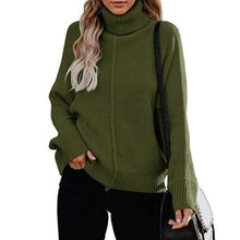 Load image into Gallery viewer, Knitted Turtleneck Sweater