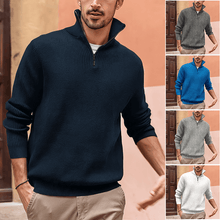 Load image into Gallery viewer, Zip Turtleneck Polo Shirt