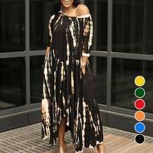 Load image into Gallery viewer, Irregular Dress withTtie-dye Print