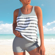 Load image into Gallery viewer, Striped Print Swimsuit