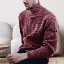 Load image into Gallery viewer, Men's Turtleneck Knit Sweater