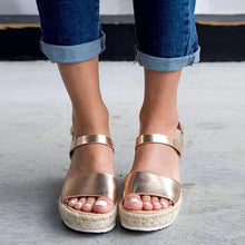 Load image into Gallery viewer, Women's Espadrilles Platform Sandal