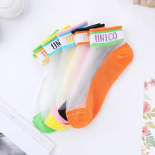 Load image into Gallery viewer, Women Transparent Mesh Socks