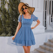 Load image into Gallery viewer, High Waist Open Back Temperament Dress