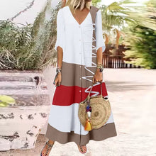 Load image into Gallery viewer, Printed Button Dress