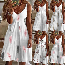 Load image into Gallery viewer, Loose Print Slip Dress