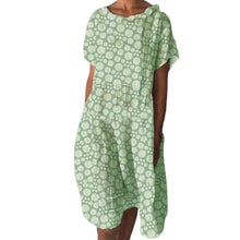 Load image into Gallery viewer, Sunflower Short Sleeve Dress