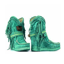 Load image into Gallery viewer, New Women's Tassel Faux Suede Winter Boots