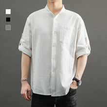 Load image into Gallery viewer, Solid Color Loose Casual Men's Shirt