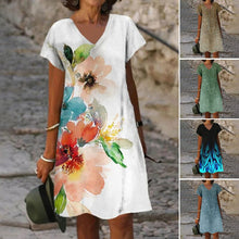 Load image into Gallery viewer, Vintage-inspired Print Dress