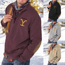 Load image into Gallery viewer, Zip-up Print Sweatshirt