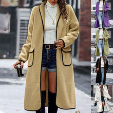 Load image into Gallery viewer, Contrast Pocket Long Jacket