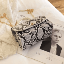 Load image into Gallery viewer, Luxury Designer Wild Serpentine Small Square Crossbody Bags