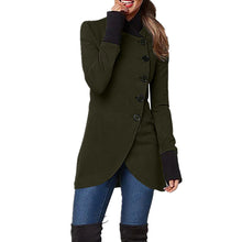 Load image into Gallery viewer, Slant-open Wind-blocking Button Jacket