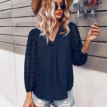 Load image into Gallery viewer, Chiffon Long Sleeve Blouses
