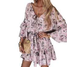 Load image into Gallery viewer, Chiffon Pullover Cotton Mid Waist Dress