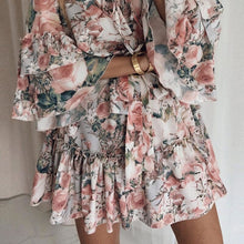 Load image into Gallery viewer, Chiffon Pullover Cotton Mid Waist Dress