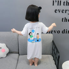 Load image into Gallery viewer, Children's Thin Summer Moisture-wicking Homewear One Piece