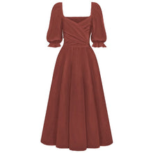 Load image into Gallery viewer, Lantern Sleeve Bandeau Dress