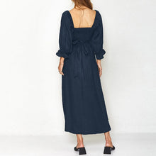 Load image into Gallery viewer, Lantern Sleeve Bandeau Dress