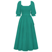 Load image into Gallery viewer, Lantern Sleeve Bandeau Dress