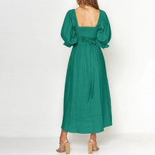 Load image into Gallery viewer, Lantern Sleeve Bandeau Dress