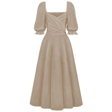 Load image into Gallery viewer, Lantern Sleeve Bandeau Dress