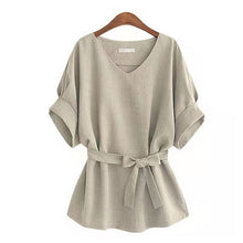 Load image into Gallery viewer, Linen Doll Sleeve Shirt