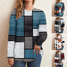 Load image into Gallery viewer, Geometric Contrast Print T-shirt